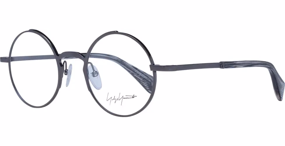 Yohji Yamamoto Gray Metal Glasses (Frames)