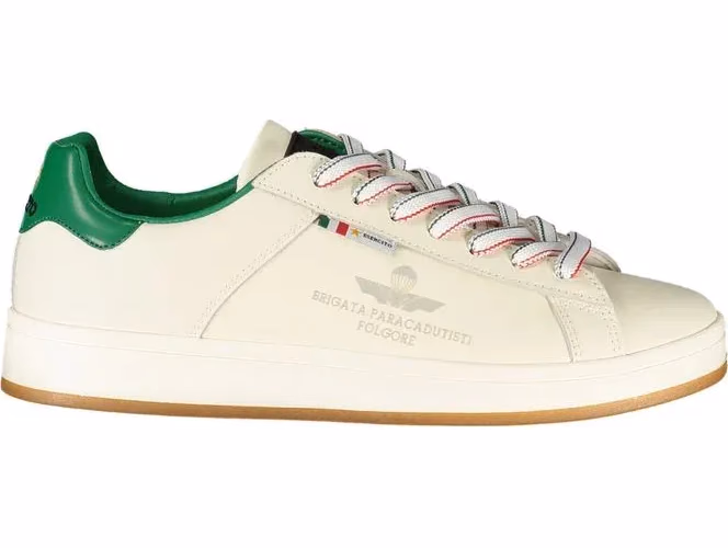 Esercito 1659 White Polyurethane Men Sneaker