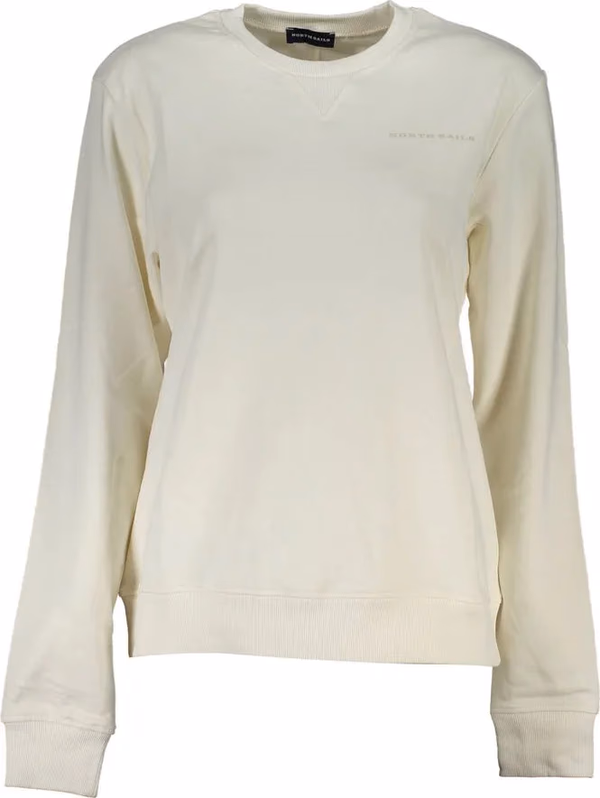 North Sails Bianco Cotton Women Sweatshirt