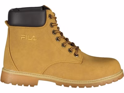 Yellow Polyester Women Ankle Boot