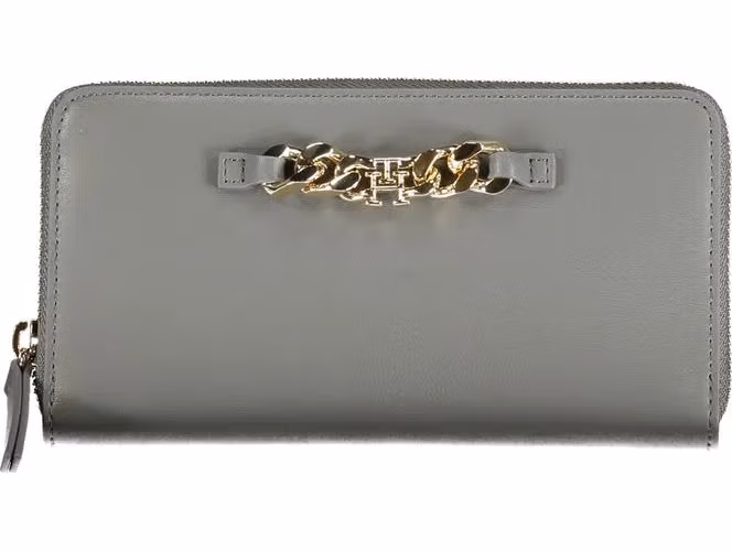 Tommy Hilfiger Grigio Poliuretano Women Wallet