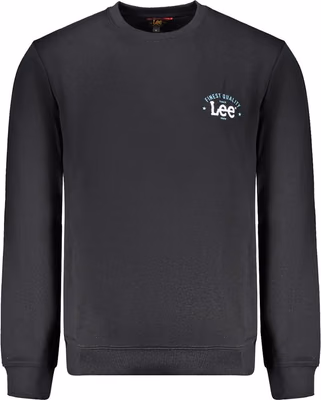 Black Cotton Men's Sweatshirt