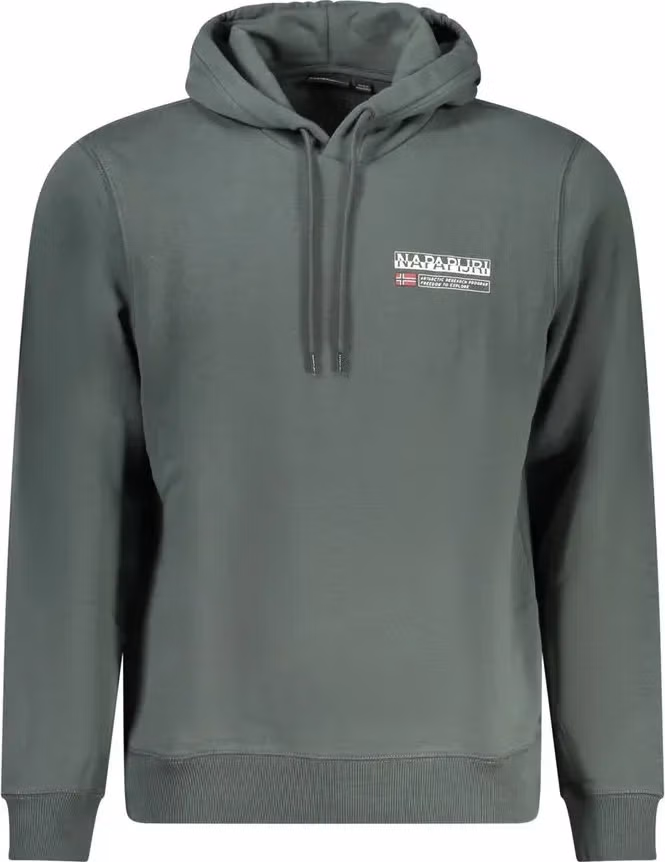 Napapijri Verde Cotton Men Sweatshirt