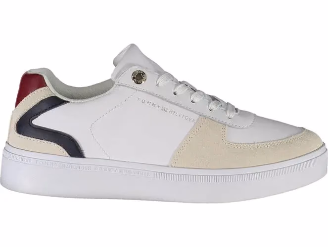 Tommy Hilfiger White Polyester Women Sneaker