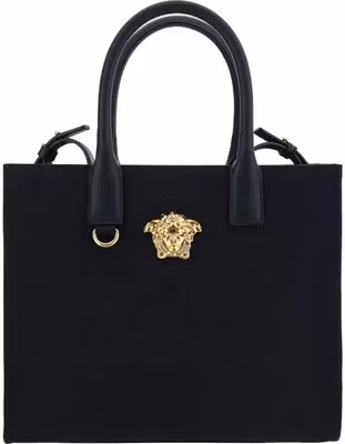 Black Cotton Shoulder Bag