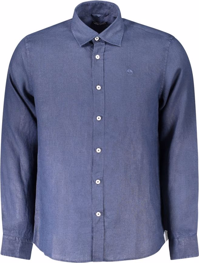 North Sails Blu Linen Men Shirt