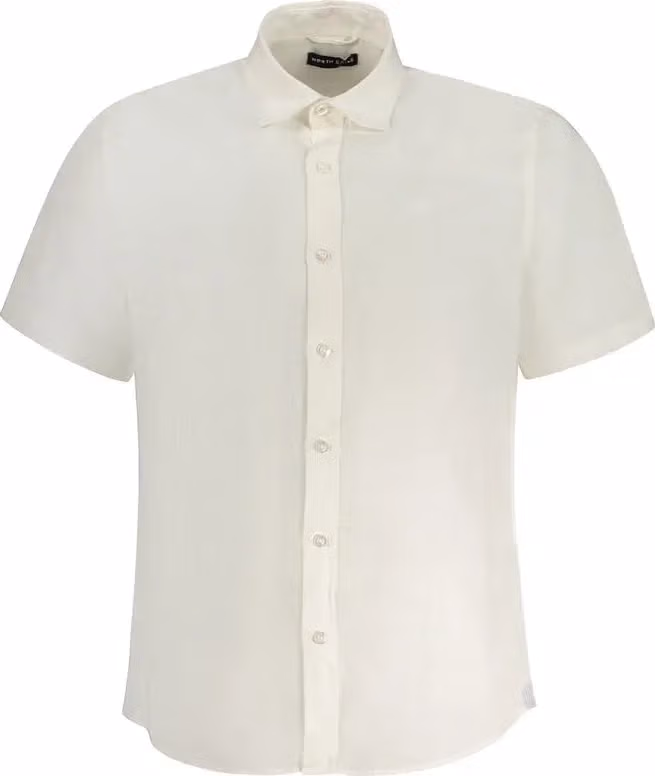 North Sails Bianco Linen Men Shirt