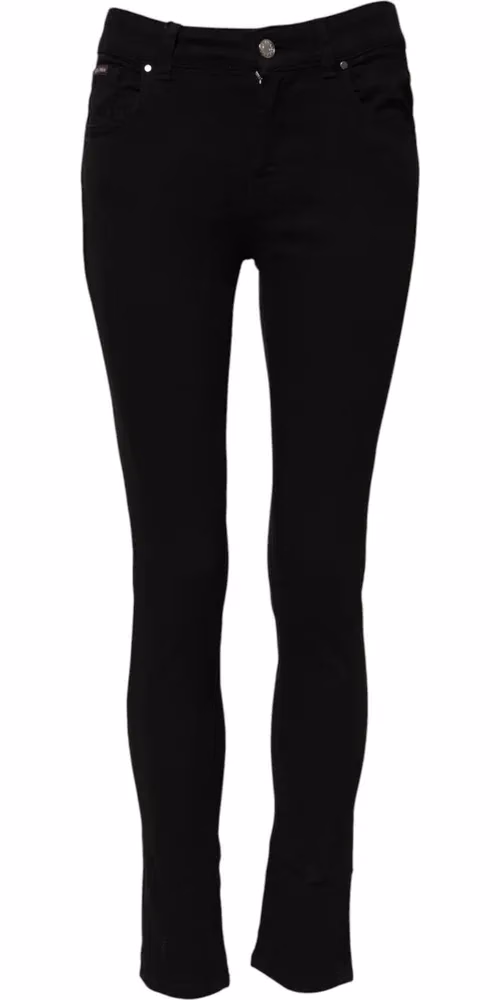 Dolce & Gabbana Black Skinny Cotton Mid Waisted Denim Jeans
