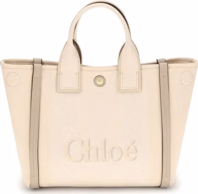 Beige Cotton Handbag