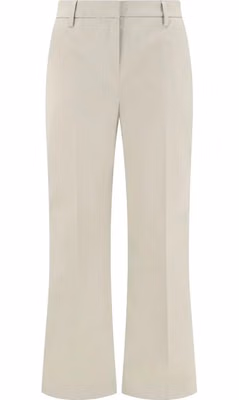 Sandy Beige Cotton Pants