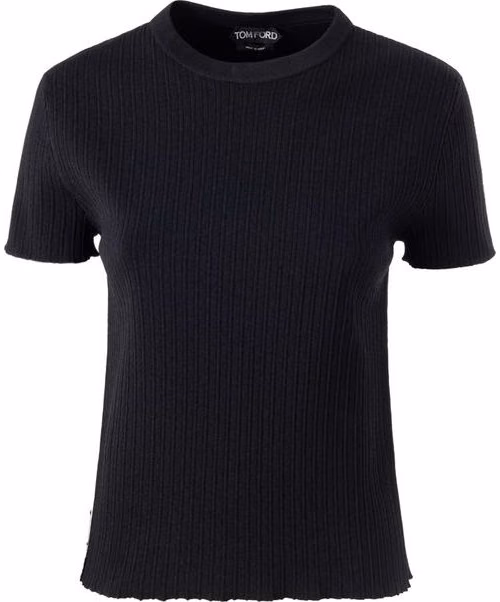 Tom Ford Black Silk T-Shirt