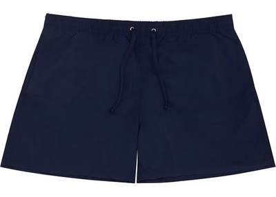 Blue Polyester Swim Shorts