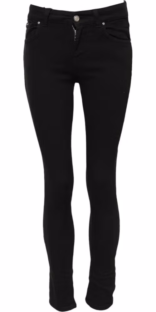 Dolce & Gabbana Black Cotton Skinny Mid Waist Denim Jeans