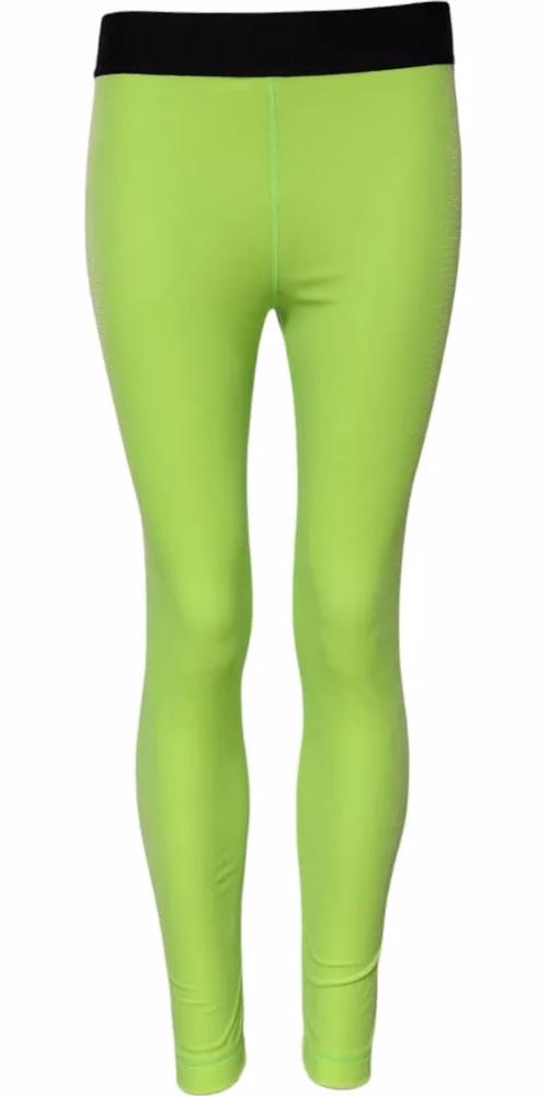 Dolce & Gabbana Green Nylon Slim Fit Leggings Pants