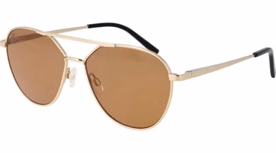 Gold Plastic Sunglasses