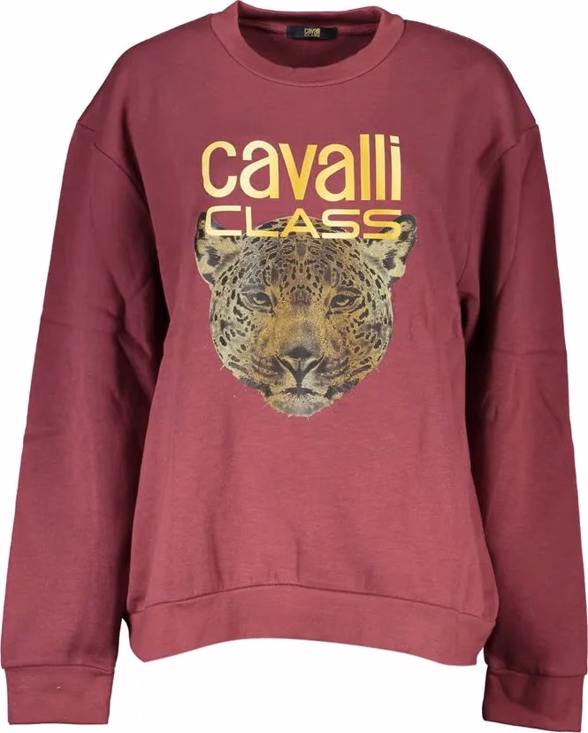 Cavalli Class Purple Cotton Women Sweater