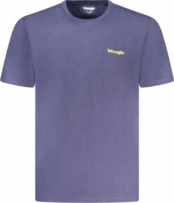 Blue Cotton Men's T-Shirt