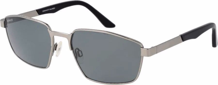 Serengeti Gray Metal Sunglasses