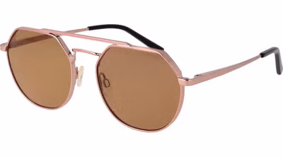 Rose Gold Metal Sunglasses