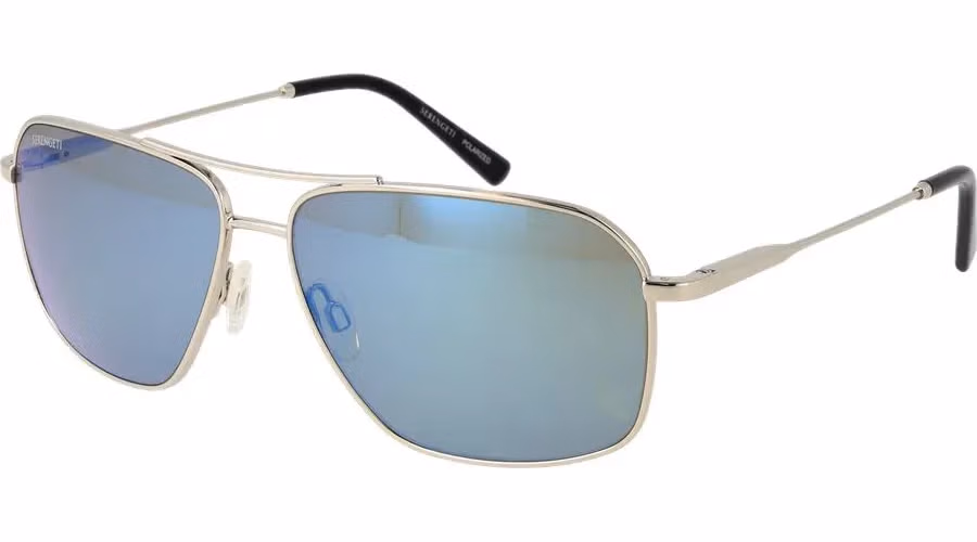 Serengeti Silver Metal Sunglasses