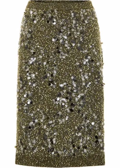 Gucci Green Viscose Mini Skirt