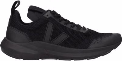 Black Fabric Athletic Sneakers