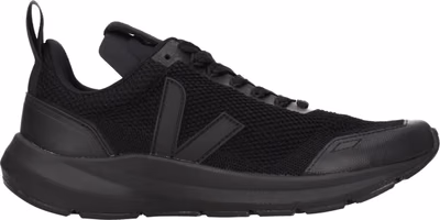 Black Fabric Athletic Sneakers