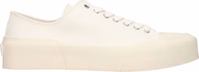 Beige Fabric Low Top Sneakers