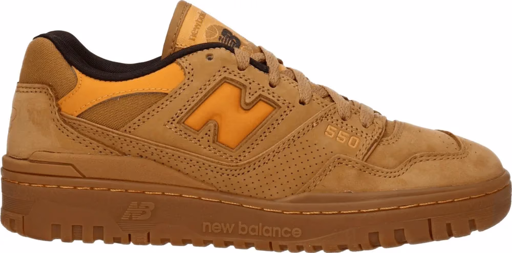 New Balance Brown Leather Sneakers
