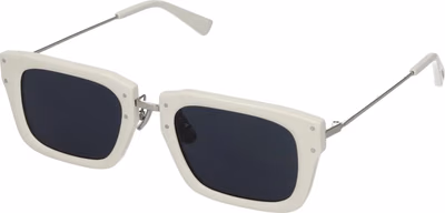 White Acetate Sunglasses