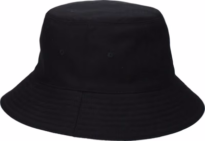 Black Fabric Bucket Hat