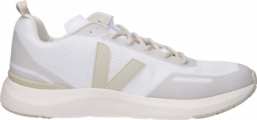 Veja White Fabric Athletic Sneakers