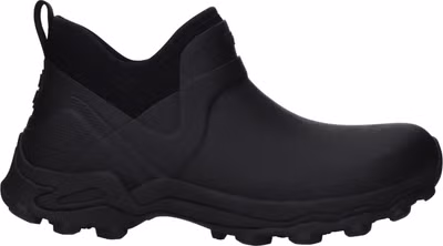 Black Cotton Ankle Boots
