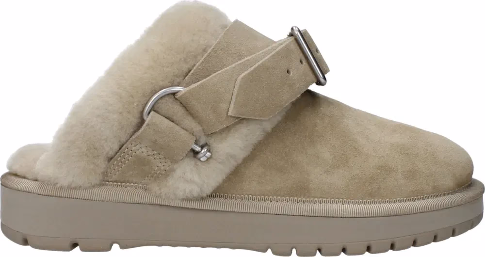 Burberry Green Leather Slippers