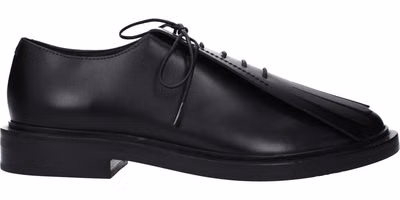 Black Leather Oxfords And Derbies