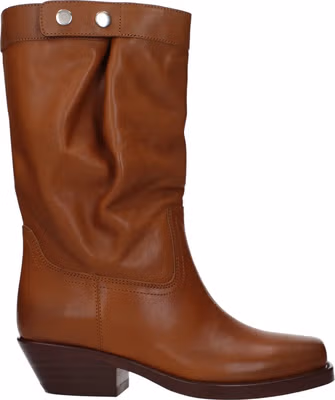 Brown Leather Ankle Boots