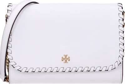 White Leather Clutch Bag