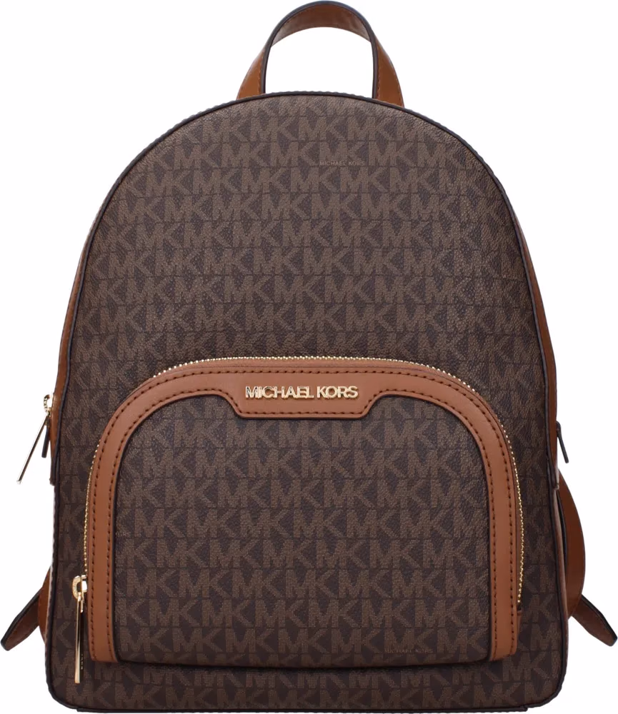 Michael Kors Brown Fabric Backpack