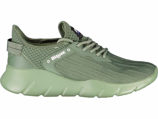 Blauer Verde Polyester Men Sneaker