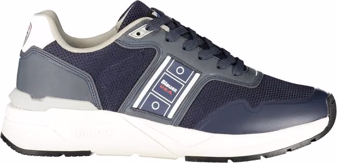 Blauer Blu Polyester Men Sneaker