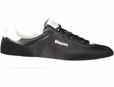 Black Polyurethane Men's Sneaker