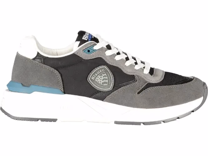Blauer Nero Polyurethane Men Sneaker