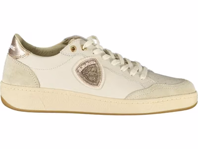 White Leather Women Sneaker