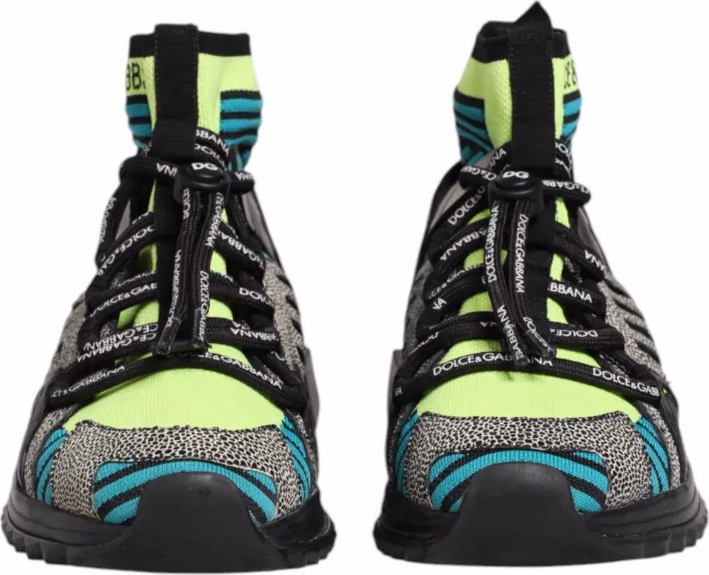 Dolce & Gabbana Multicolor Sorrento Socks Men Sneakers Shoes