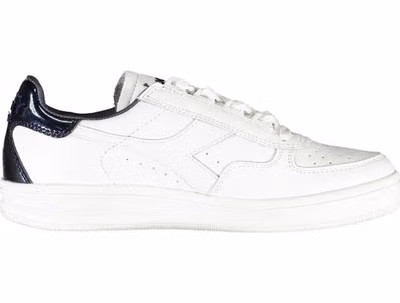 White Leather Women Sneaker