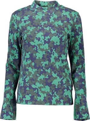 Verde Viscosa Donna Maglia