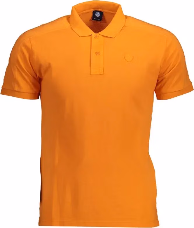 North Sails Arancione Cotton Men Polo