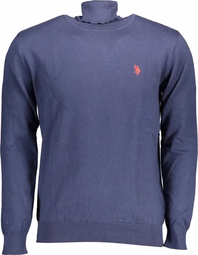 U.S. POLO ASSN. Blue Cotton Men's Sweater