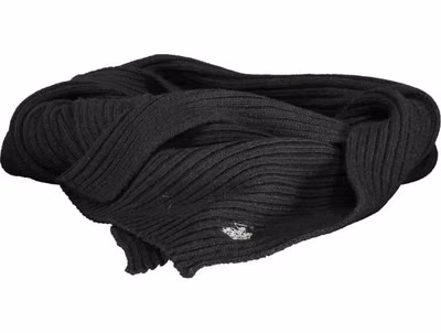 Black Wool Men's Scarf