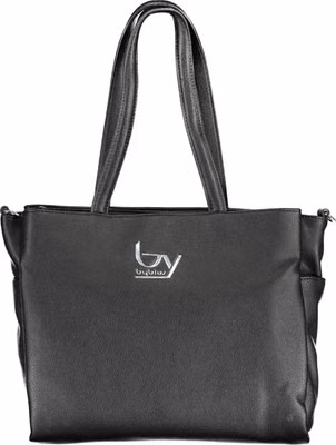 Black Polyurethane Women's Handbag